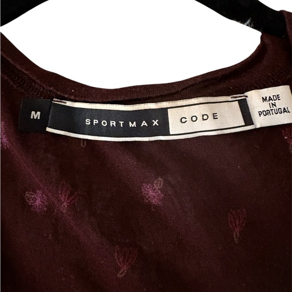 Sportmax Burgundy and Pink Blouse - Picture 4 of 7